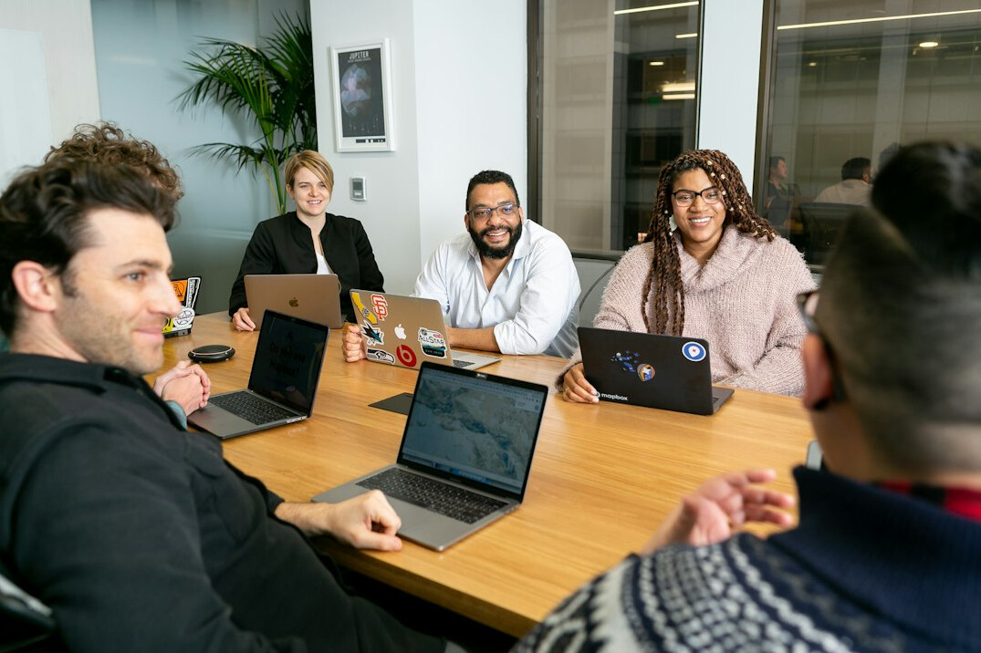 diverse team of developers