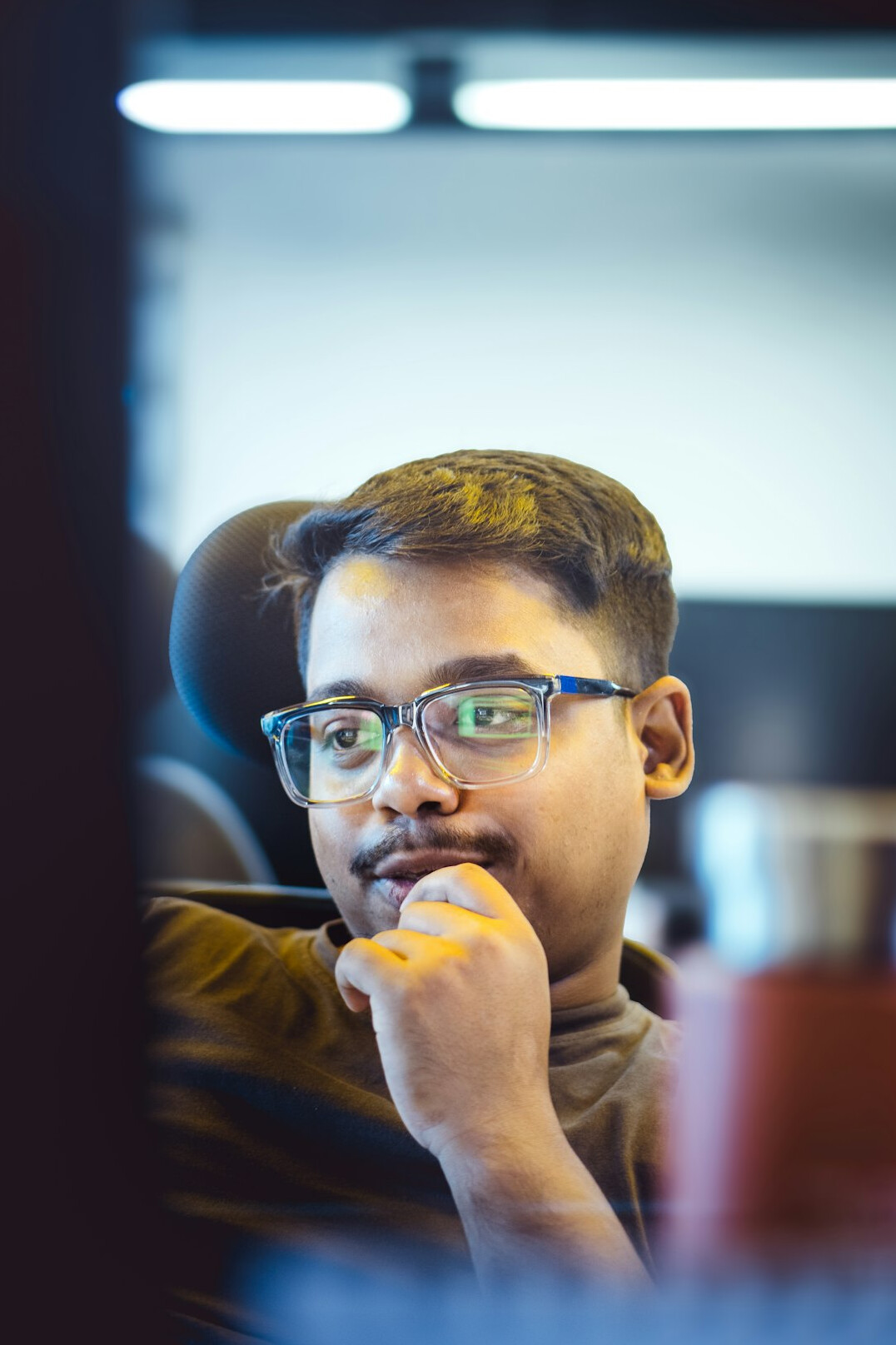 young programmer dreaming